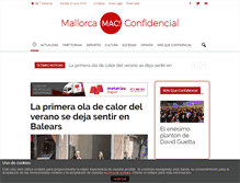 Tablet Screenshot of mallorcaconfidencial.com
